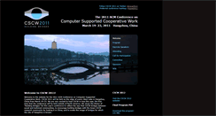 Desktop Screenshot of cscw2011.org